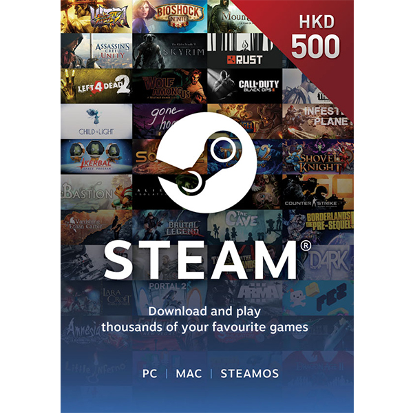 【即時發貨】Steam 預付卡 500 HKD 禮品卡 | 官方正版錢包儲值碼/Steam 港服大作必備/CS2 & Dota2 飾品開箱/全自動發貨